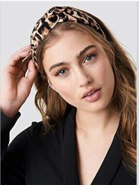 Leopard Print Knotted Headband